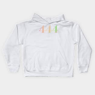 angel numbers 444 Kids Hoodie